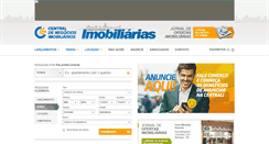 Desktop Screenshot of centralnegocios.com.br